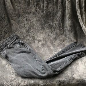 Vintage Riders Faded Black Wash Mom Jeans